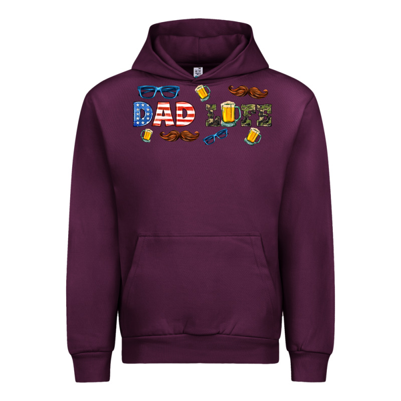 Dad Life  Libbey Glass Urban Hoodie by HRA Design Shop | Teevron