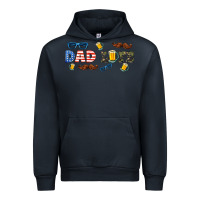 Navy dad life  libbey glass Urban Hoodie - HRA Design Shop