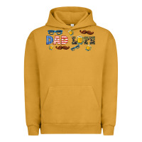 Pigment Peanut Butter dad life  libbey glass Urban Hoodie - HRA Design Shop
