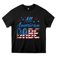 Black All American Babe Heavy Core Tee - LillyAllenDesigns