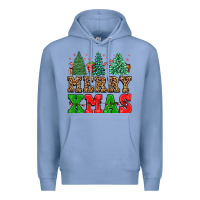 Colony Blue merry xmas Premium Hoodie - FaDigitalArtStudio