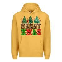 Mustard merry xmas Premium Hoodie - FaDigitalArtStudio