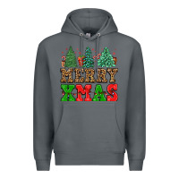 Rock merry xmas Premium Hoodie - FaDigitalArtStudio