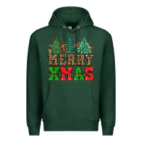 Sports Green merry xmas Premium Hoodie - FaDigitalArtStudio