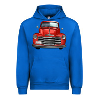 Cobalt western red truck front view Urban Hoodie - FaDigitalArtStudio