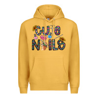 Mustard cute nails Premium Hoodie - CowhideDigitalArt