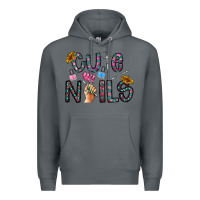 Rock cute nails Premium Hoodie - CowhideDigitalArt