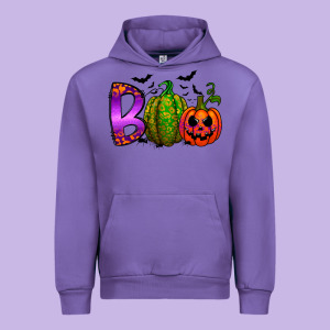 Boo Halloween Urban Hoodie Designed By Racoondesign