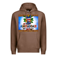 Chestnut all American girl Premium Hoodie - HRA Design Shop