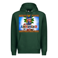 Sports Green all American girl Premium Hoodie - HRA Design Shop