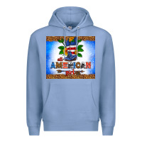 Colony Blue all American girl Premium Hoodie - HRA Design Shop