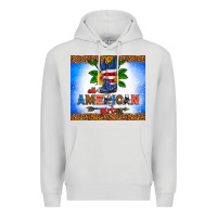 Dove Grey all American girl Premium Hoodie - HRA Design Shop