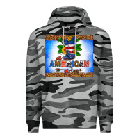 Slate Camo all American girl Premium Hoodie - HRA Design Shop