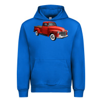 Cobalt western red truck right 34 view 1 Urban Hoodie - FaDigitalArtStudio