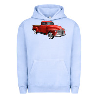 Pigment Grape Ice western red truck right 34 view 1 Urban Hoodie - FaDigitalArtStudio