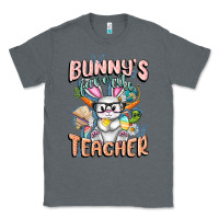 Charcoal Heather Bunny's Favorite Teacher Easter Day Classic Tee - FaDigitalArtStudio