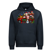 Navy christmas farm animals truck Urban Hoodie - RacoonDesign