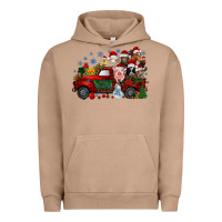 Christmas Farm Animals Truck Urban Hoodie | Teevron
