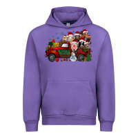 Tulip christmas farm animals truck Urban Hoodie - RacoonDesign