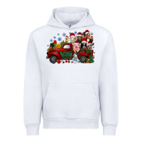 White christmas farm animals truck Urban Hoodie - RacoonDesign