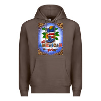 Coffee all american girl air freshener Premium Hoodie - HRA Design Shop