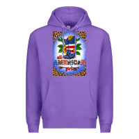 Purple all american girl air freshener Premium Hoodie - HRA Design Shop