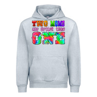 Heather Grey two moms are better than one Urban Hoodie - HRA Design Shop