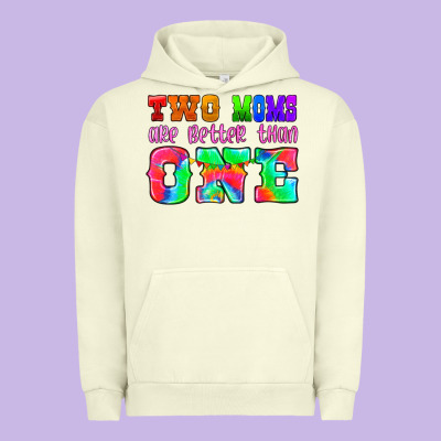 Two Moms Are Better Than One Urban Hoodie Designed By Hra Design Shop