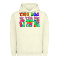 Pigment Pistachio two moms are better than one Urban Hoodie - HRA Design Shop