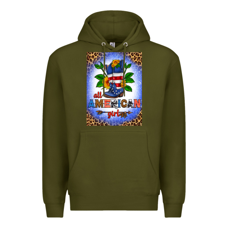 All American Girl Air Freshener Premium Hoodie by HRA Design Shop | Teevron
