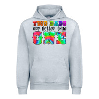 Heather Grey two dads are better than one Urban Hoodie - HRA Design Shop