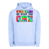 Pigment Grape Ice two dads are better than one Urban Hoodie - HRA Design Shop
