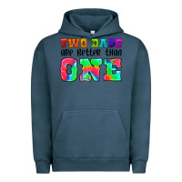 Pigment Midnight Navy two dads are better than one Urban Hoodie - HRA Design Shop