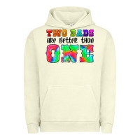 Pigment Pistachio two dads are better than one Urban Hoodie - HRA Design Shop