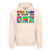 Sandshell two dads are better than one Urban Hoodie - HRA Design Shop