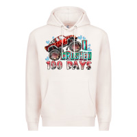 Pale Pink i crushed 100 days Premium Hoodie - RacoonDesign