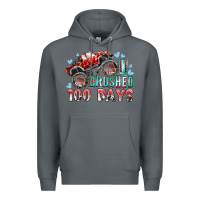Rock i crushed 100 days Premium Hoodie - RacoonDesign