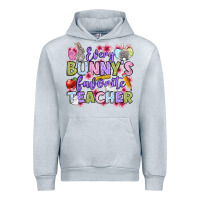 Heather Grey Easter Day Every bunny's favorite Teacher Urban Hoodie - OliviaCreatesArt