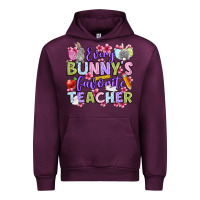 Mauve Wine Easter Day Every bunny's favorite Teacher Urban Hoodie - OliviaCreatesArt