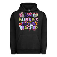 Pigment Black Easter Day Every bunny's favorite Teacher Urban Hoodie - OliviaCreatesArt