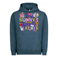 Pigment Midnight Navy Easter Day Every bunny's favorite Teacher Urban Hoodie - OliviaCreatesArt