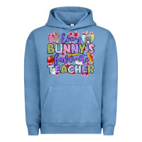 Pigment Pebble Blue Easter Day Every bunny's favorite Teacher Urban Hoodie - OliviaCreatesArt
