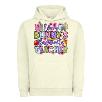 Pigment Pistachio Easter Day Every bunny's favorite Teacher Urban Hoodie - OliviaCreatesArt