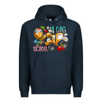 Navy i dig 100 days of school Premium Hoodie - RacoonDesign