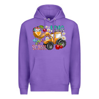 Purple i dig 100 days of school Premium Hoodie - RacoonDesign