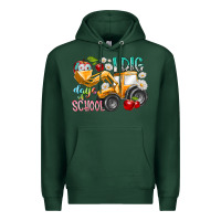 Sports Green i dig 100 days of school Premium Hoodie - RacoonDesign