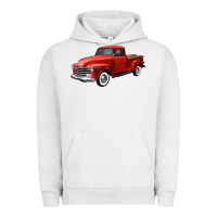 Pigment Lunar Rock western red truck right 34 view Urban Hoodie - FaDigitalArtStudio