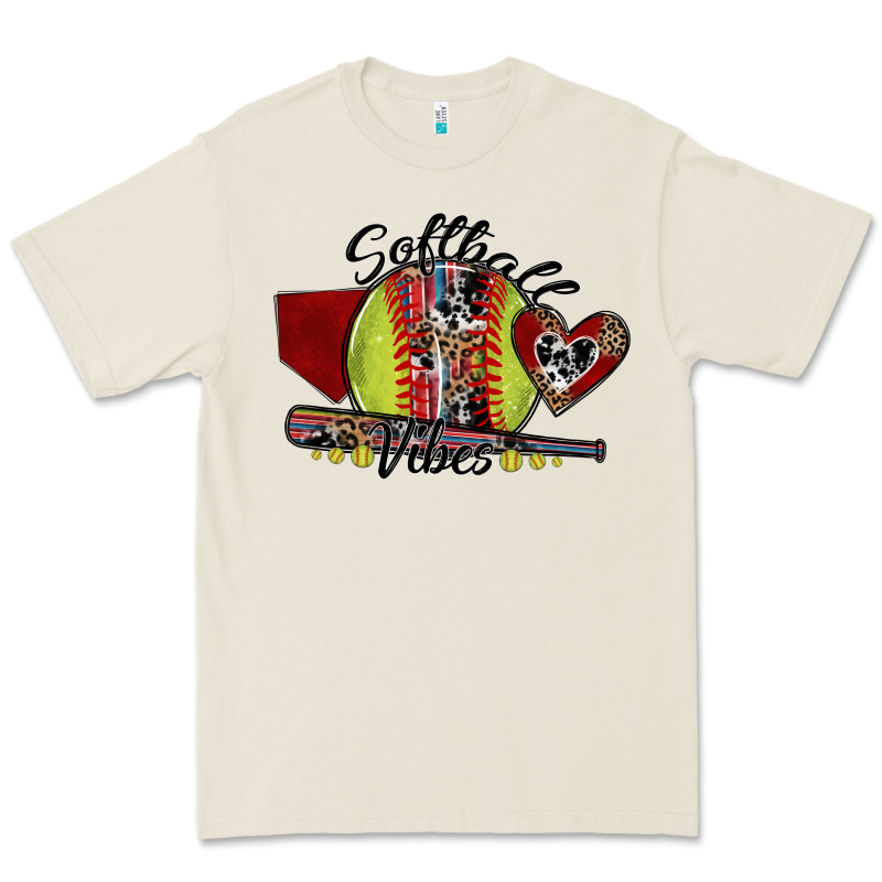 Softball Vibes Premium Tee by SublimationCraftShop | Teevron