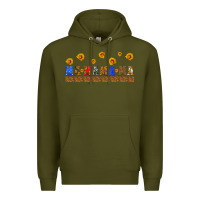 Army Green usa mama libbey cup Premium Hoodie - HRA Design Shop