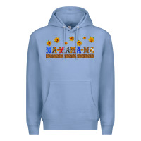 Colony Blue usa mama libbey cup Premium Hoodie - HRA Design Shop